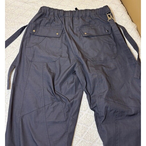 New Sui Generis Designer Grunge Streetwear Zippers Clips Windbreaker Pants Large - Picture 10 of 16